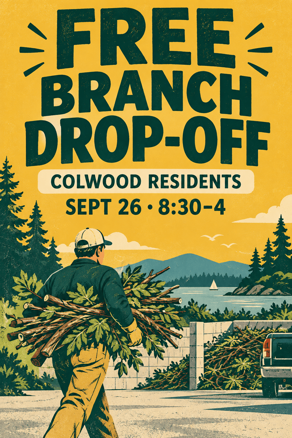 Issue image: Services: Free branch drop-off dates for Colwood residents