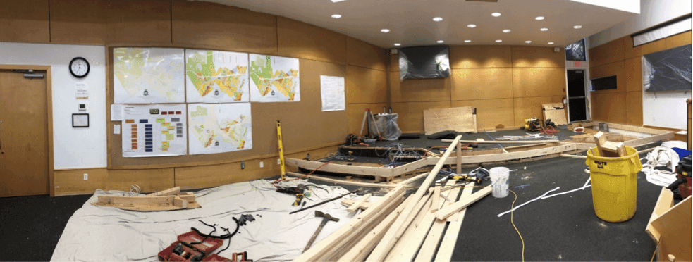 Archive photograph: View Royal's council chambers were renovated to include two extra seats after the council of five voted to increase its size to seven. (View Royal staff, Contributed)