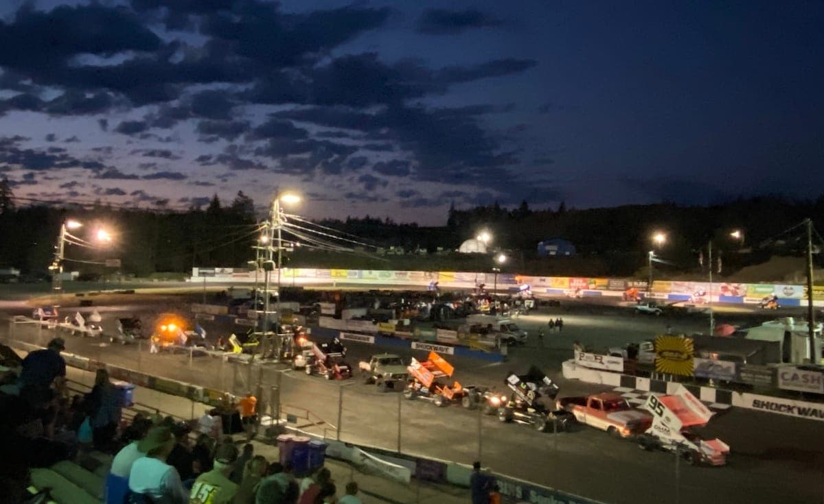 Archive photograph: Daffodil Cup at Westshore Motor Sports speedway
