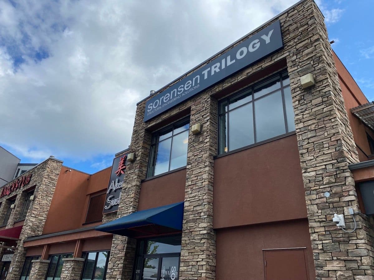 Archive photograph: Sorenson Trilogy's office in Langford.